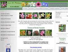 Tablet Screenshot of fleurdestropiques.net